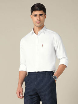 U.S. POLO ASSN. - U.S.Polo Association Men Tailored Fit Dobby Shirt