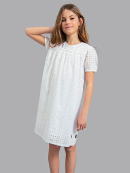 Beverly Hills Polo Club - Eyelet Babydoll Dress