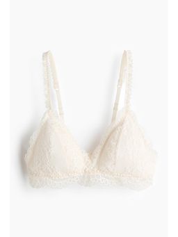 H&M - Women White Padded Soft Lace Bra