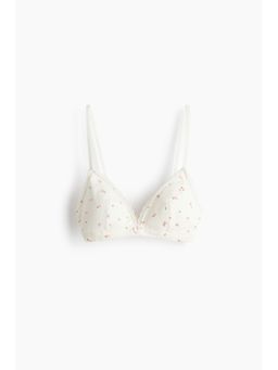 H&M - Women White Padded Soft Pointelle Bra