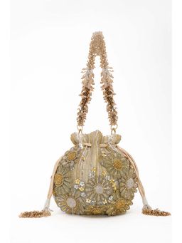 DOUX AMOUR - Emma Gold Silver Potli Bag