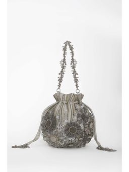 DOUX AMOUR - Emma Silver Potli Bag