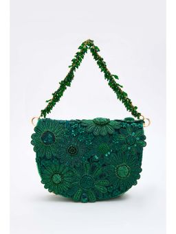 DOUX AMOUR - Fiona Emerald Clutch