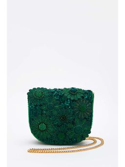 DOUX AMOUR - Fiona Mini Emerald Clutch