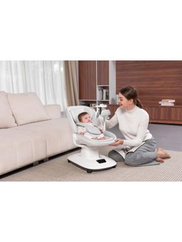 Mastela - White Deluxt Multi-Motion Baby Cradle (0-6 Months)
