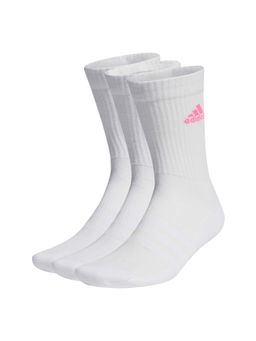 adidas - Unisex Cotton Solid White Socks