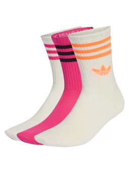 adidas Originals - Unisex Cotton Solid Multi-Color Socks