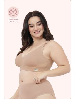 Zelena - Moulded Maternity Bra Wirefree Full Coverage Feeding Bra Skin