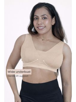 Zelena - Maternity Nursing Bra Soft Modal Fabric with Adjustable Straps Light Skin
