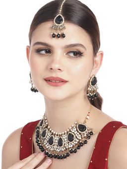 Carlton London - Gold Plated Bridal Set For Women