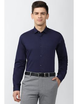 Peter England - Men Purple Regular Fit Formal Shirt