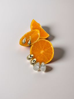 Accessorize London - Women Gold Resin Earrings (Pack of 3)