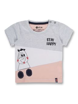 3PIN - Infant Cotton Cartoon Printed Half Sleeve T-Shirt