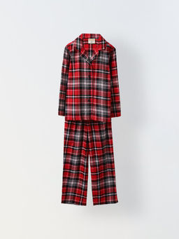 Spunkies - Red & Black Checkered Kids Co-Ord (Set of 2)