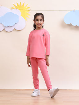 Spunkies - Unisex Pink Co-Ord (Set of 2)