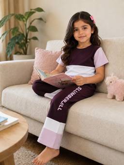 Slumber Jill - Kids Mulberry Magic Slumber Cotton Co-Ord Set