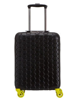 CARPISA - Black Geometric Trolley S - Gotech