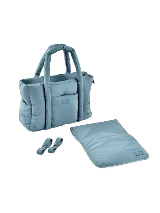 Beaba Paris Puffer Diaper Bag Baltic Blue - 0m+