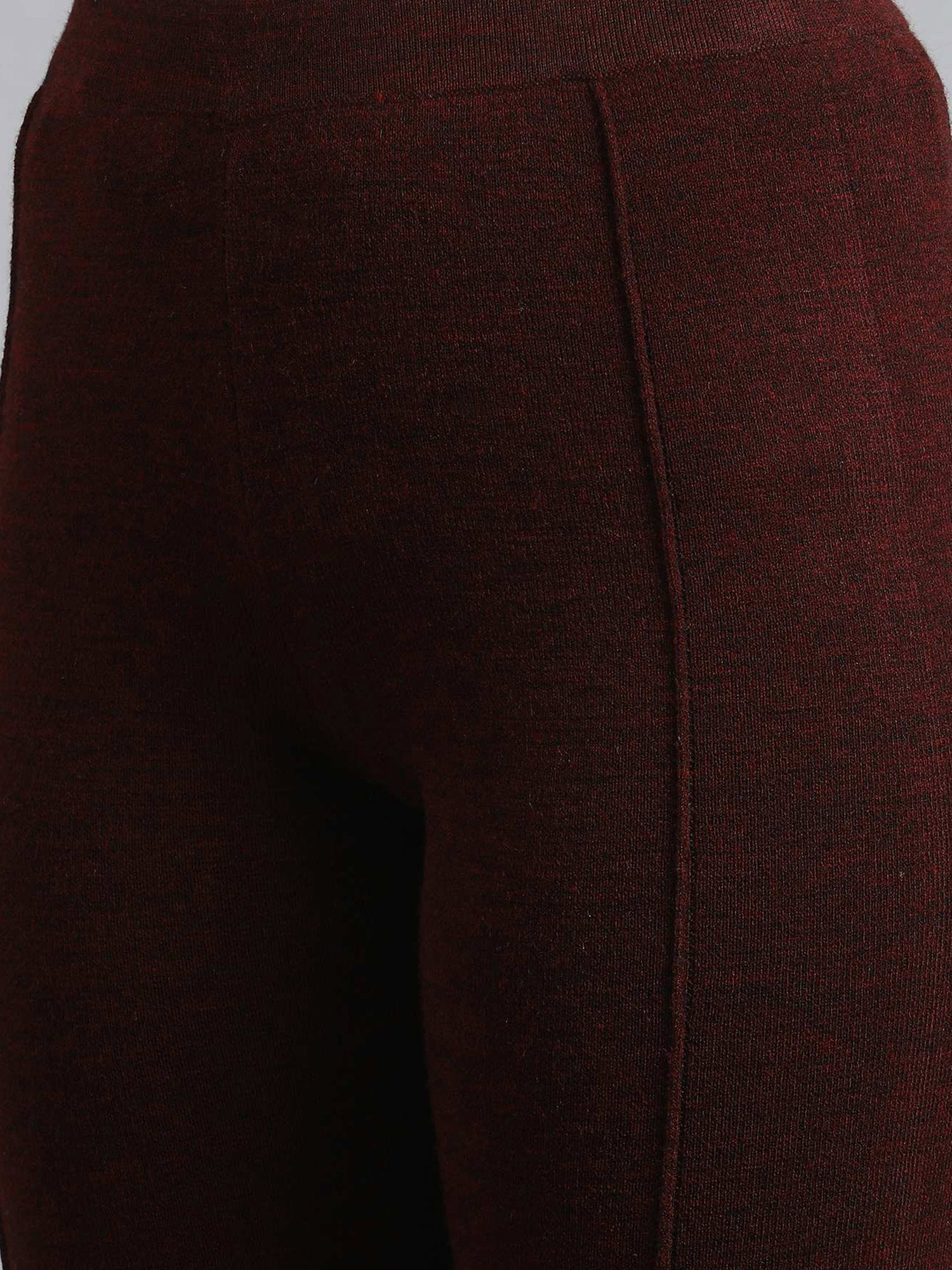 Buy W Wine Woollen Leggings Online 