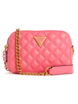 Guess pink and white purse clearance