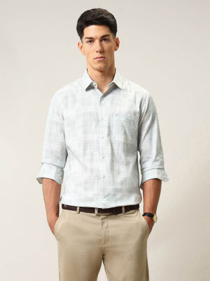 Buy Arrow Men Liberty Classic Fit Satin Ceremony Shirt (38) Online