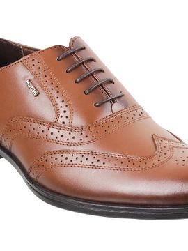 Buy Mochi Mens Tan Formal Shoes Online 