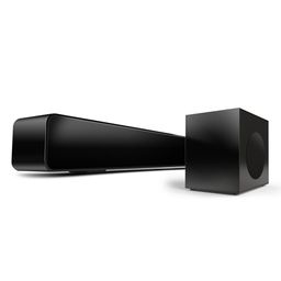Saregama - Carvaan Musicbar CBWY121 120W 2.1 Channel Soundbar with Carvaan Signature sound-Cosmos Black