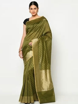Fabindia - Cotton Silk Cutwork Sari
