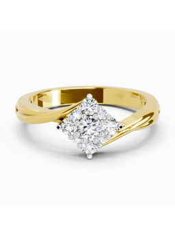 Sparkles - Lab Grown Diamond 0.36 Ct Ring for Women 14K Yellow Gold Diamonds