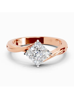 Sparkles - Lab Grown Diamond 0.36 Ct Ring for Women 14K Rose Gold Diamonds