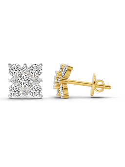 Sparkles - Lab Grown Diamond 1.07 Carat Earrings for Women 14K Yellow Gold