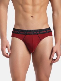 Jockey - US17 Men Super Combed Cotton Rib Solid Brief - Sundried Tomato