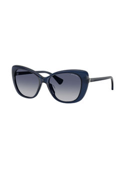 RALPH - Women Gradient Blue Lens Butterfly Sunglasses (0Ra5329U60594L56) (56)