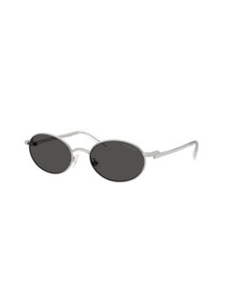 SWAROVSKI - Women Uv Protected Grey Lens Oval Sunglasses (0Sk703340018753) (53)