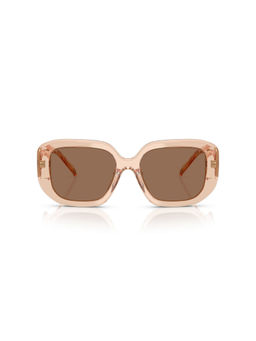 TORY BURCH - Women Uv Protected Brown Lens Rectangle Sunglasses (0Ty7218U19547354) (54)