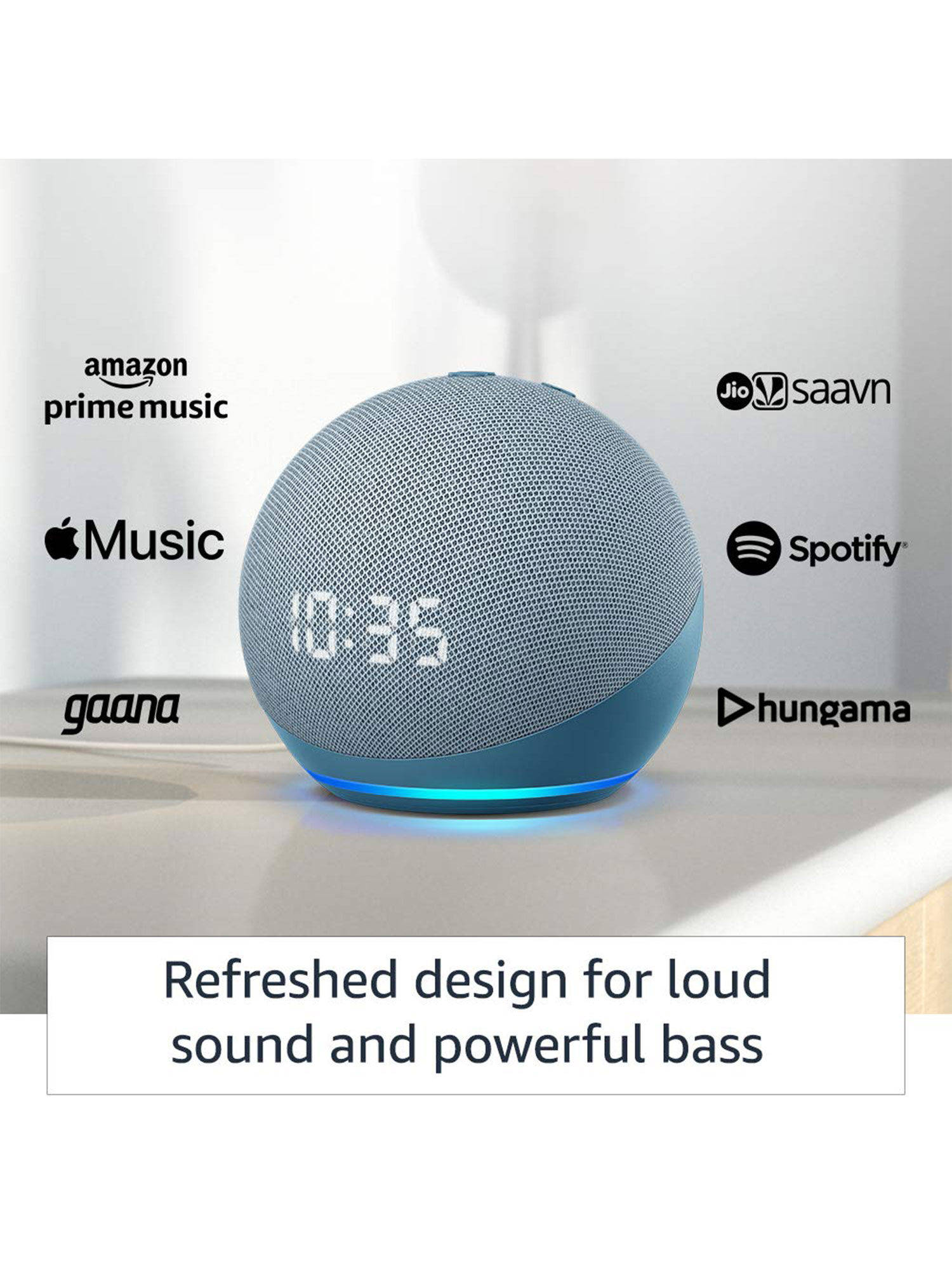 Buy Amazon All-New Echo Dot(4th Gen)With Clock Next Generation