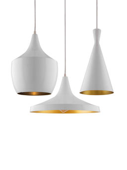 Homesake - Linear Chandelier Modern Tri-Nordic White