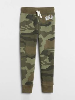 GAP - Boys Multi-Color Knitted Relaxed Fit Camouflage Trouser