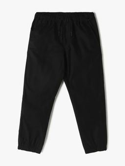 GAP - Boys Black Cotton Slim Fit Solid Trouser