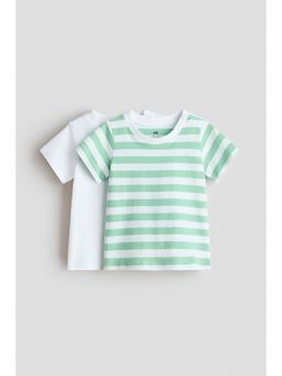 H&M - Unisex White 2-Pack Cotton T-Shirts