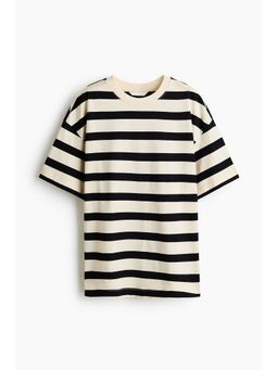 H&M - Women Beige Oversized T-Shirt