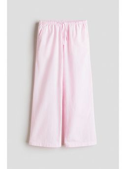 H&M - Girls Pink Linen-Blend Pant