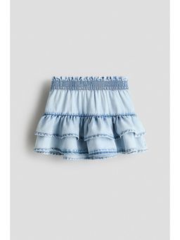 H&M - Girls Blue Tiered Denim Skirt