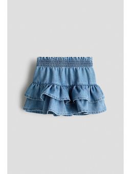 H&M - Girls Blue Tiered Denim Skirt