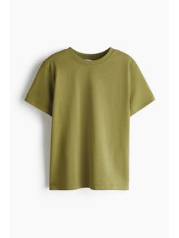 H&M - Women Green Oversized Cotton T-Shirt