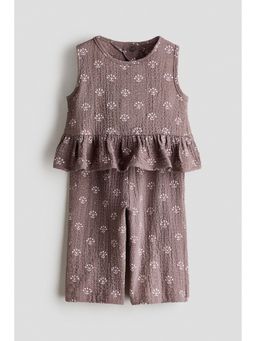 H&M - Girls Brown 2-Piece Top And Pant Set