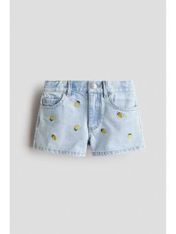 H&M - Girls Blue Denim Shorts