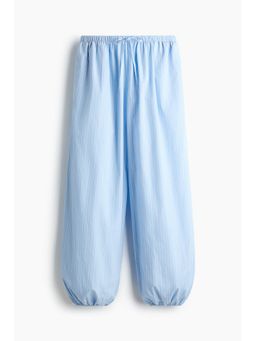 H&M - Women Blue Cotton Balloon Joggers