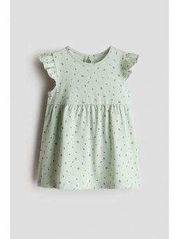 H&M - Girls Green Cotton Dress