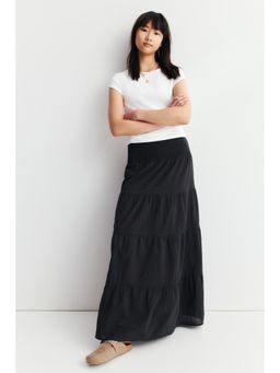 H&M - Girls Black Tiered Skirt